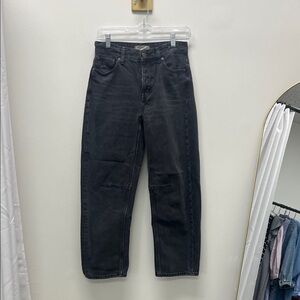 MADEWELL barrel jeans (olenda wash) black. sz 23